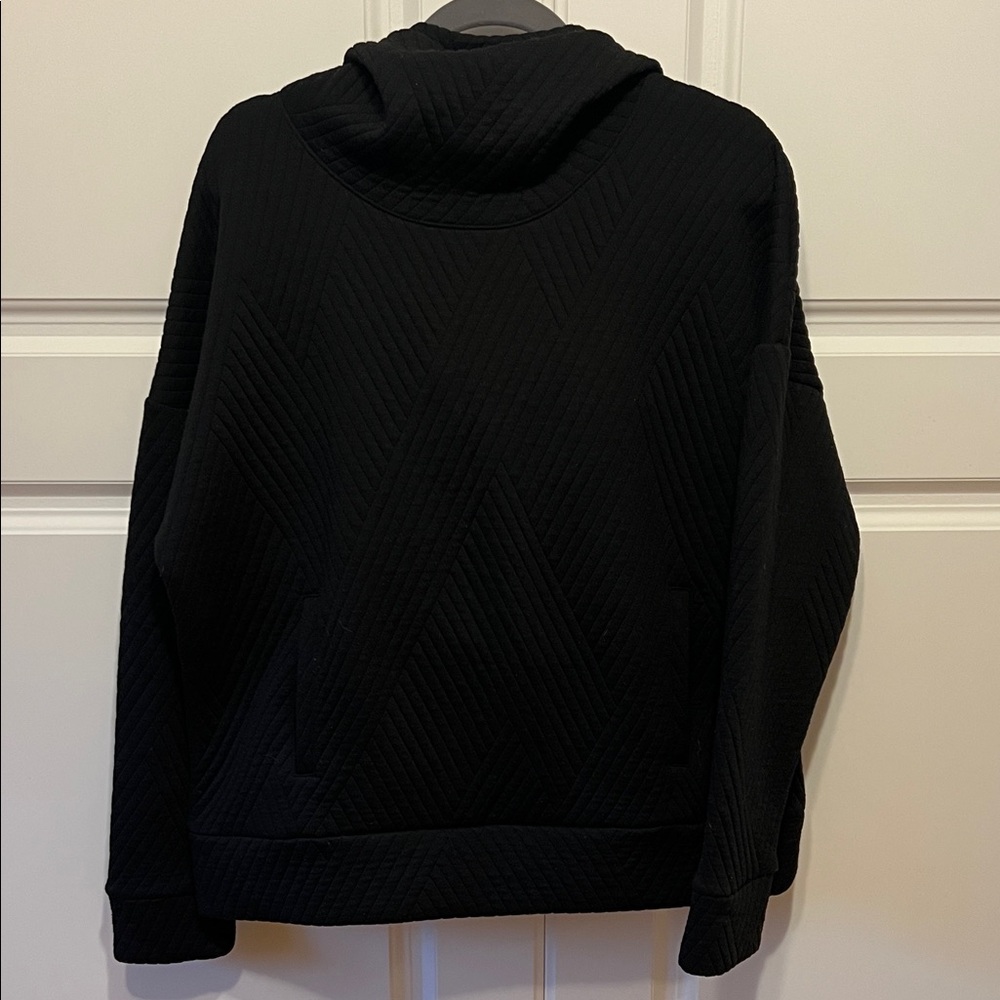 GapFit Quilted Pullover Hoodie L